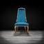Fauteuil d'appoint en velours-86655621-86655624