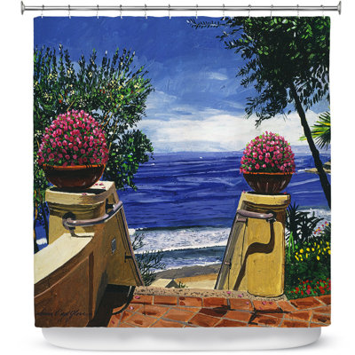 Pacific Ocean Single Shower Curtain