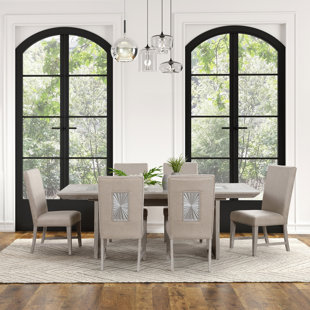 Gislain Edith 7-Piece Dining Table Set