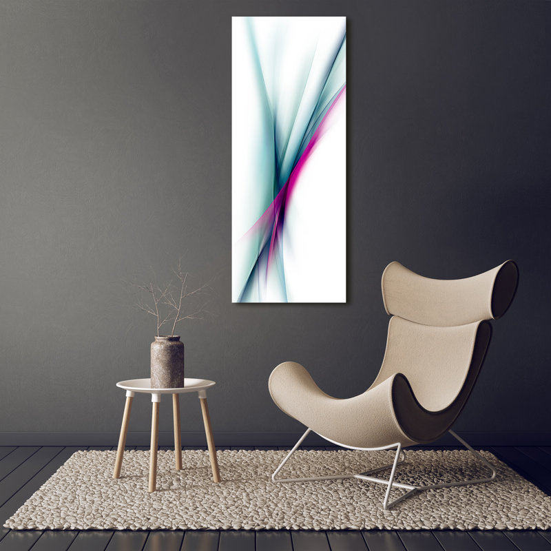 Waves Abstraction - Wrapped Canvas Print