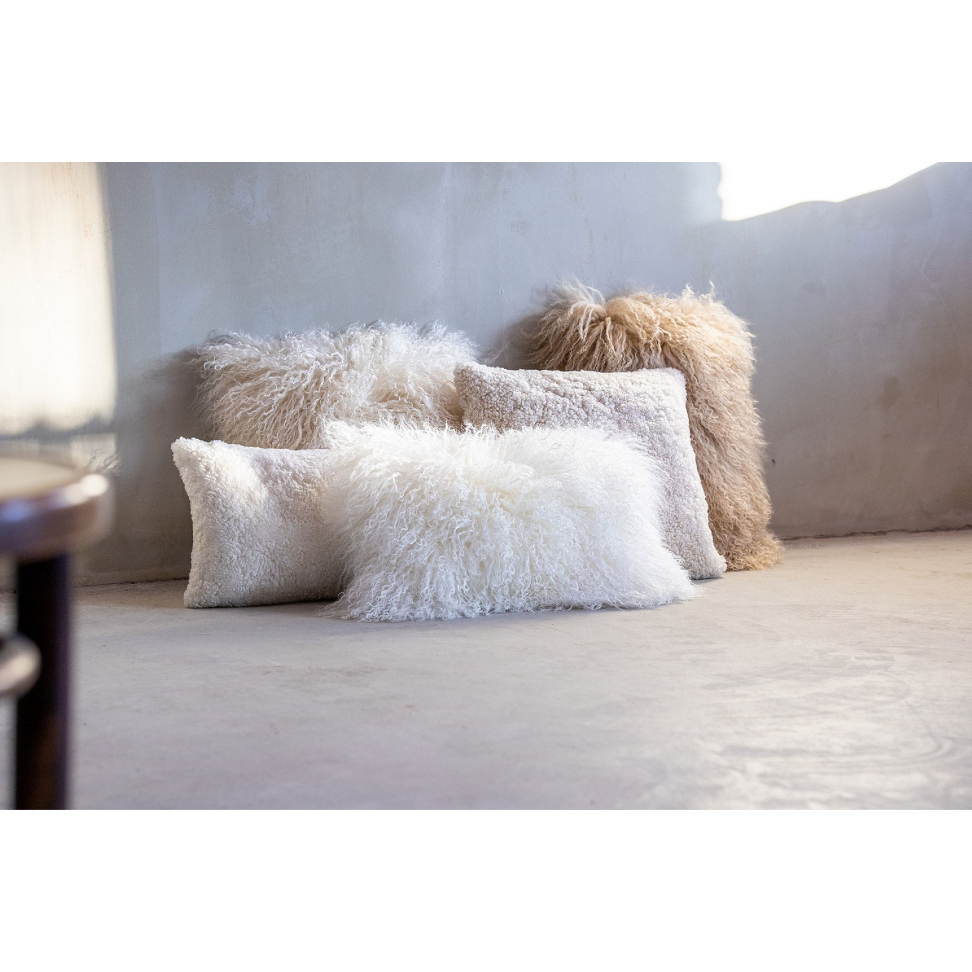 Crossbreed Moonlight Pillow, Off White, 12"H x 22.5"W, Rectangle