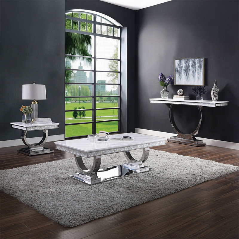 Table de canapé contemporaine Zander
