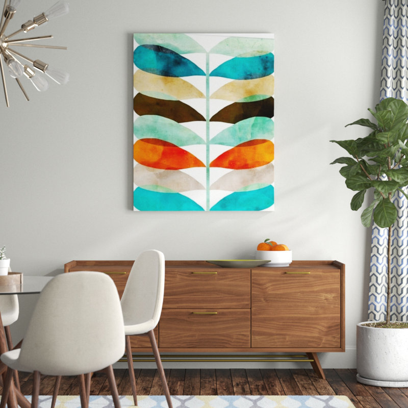 «Mod Fern» par Aimee Wilson - reproduction d'art sur toile, H 20 po x l 16 po x P 1,5 po, Toile