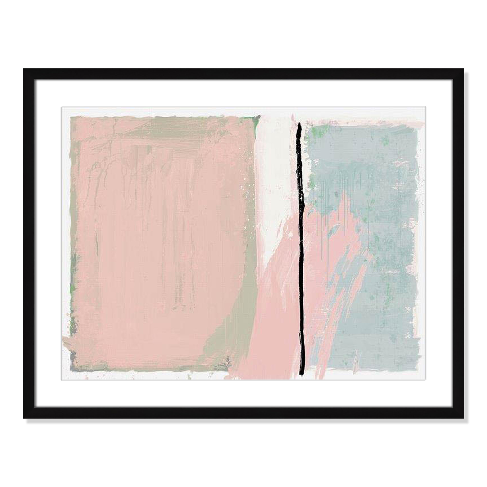 Pastel Opulance by Casa Fine Arts, Black Box Picture Framed, White, 23.5" H x 29.5" W x 1.25" D