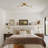 4 - Light Dimmable Linear Glass Globe Semi Flush Mount