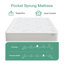 Novilla 27cm Memory Foam  Pocket Sprung Mattress-109102442