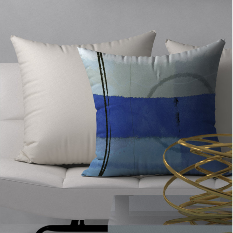 Housse et insert de coussin carré Munchy Fantastic, 18 po x 18 po