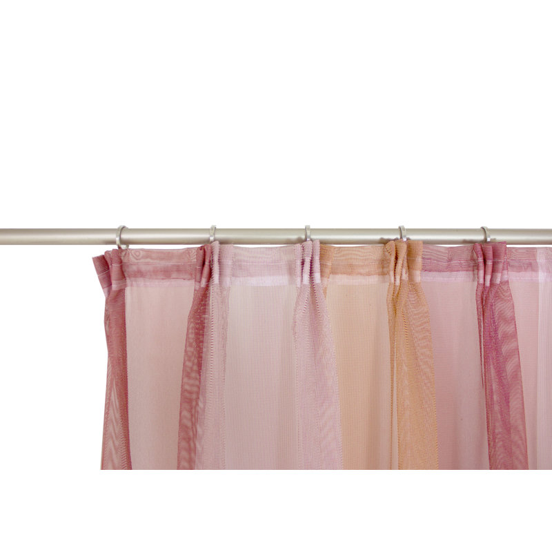 Knollview Pencil Pleat Semi Sheer Curtain, 450 W x 225 D cm