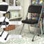 Chaise pliante en cuir Kristine-1964488379