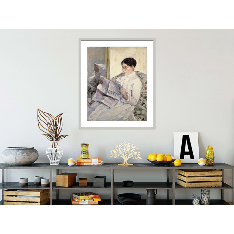 «Le Figaro» par Mary Cassatt, H 39,8 po x l 33,5 po
