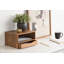 Adeana Poplar Solid Wood Floating Shelf with Drawer-1448701954