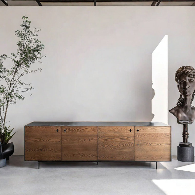 Meuble télé de style nordique, 78.74"
