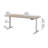 Adjustable Metal Base Standing Desk-423028410-423028413