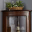 Vitrines en bois massif noisette + verre