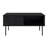 Dimattia Black Fluted Coffee Table with Storage