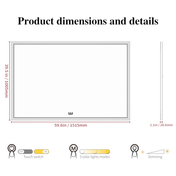 Dimensions du produit
