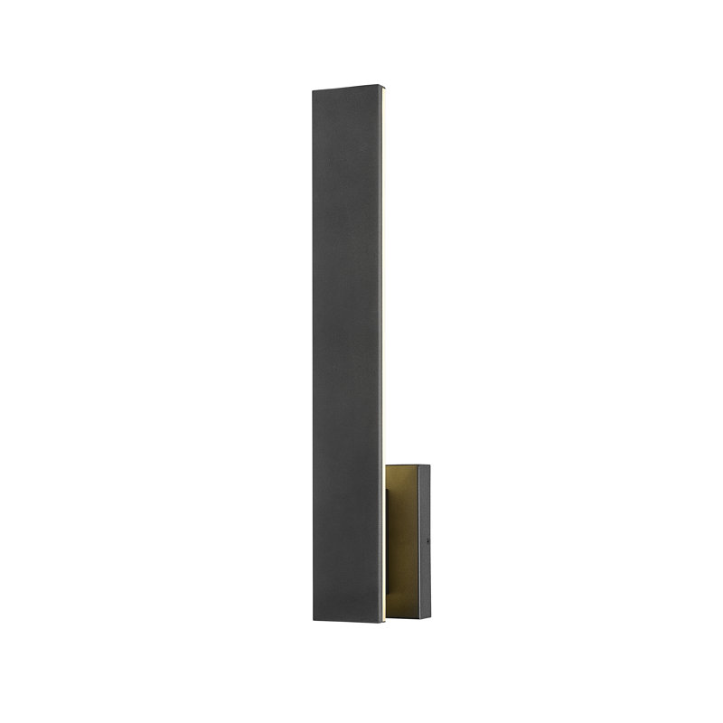 Applique murale d'extérieur 2 lumières Raff en noir sable