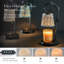 Lampe Ivy Candlewarmer avec minuterie - Chauffe-cire à intensité variable, 3 modes d'éclairage et arrêt automatique