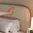 Bensu Platform Bed Frame, Cloud Collection with Boucle Upholstery & Rounded Headboard, Thickened Footboard-1364679769-1372066170