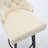 Modern  Swivel Bar Stools Velvet Barstools Button Tufted Bar Stools Rivet Trim Bar Stools for Kitchen Island,Bistro, with Metal Pull Ring Sturdy Footrest Large Backrest for Home Bar-740668990-759074647