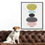 «Abstract Perfect Balance Circle Shapes», reproduction d'art graphique sur papier encadré-66812578-66812583