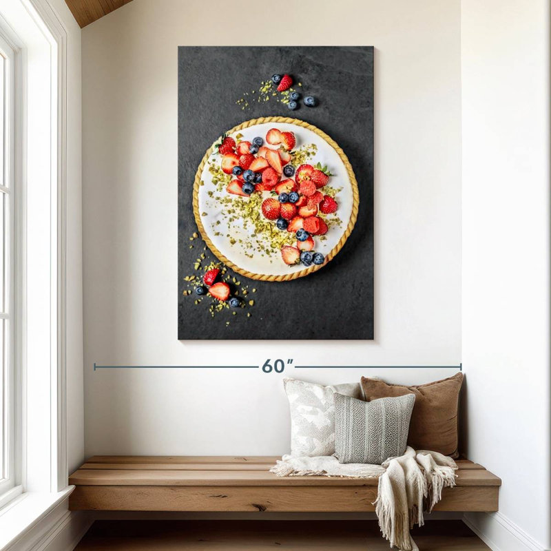 Yarlin Berry Topped Tart, 48" H x 32" W