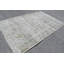 Grand tapis turc beige en laine tissé à la main pour la chambre à coucher et la maison avec un design rétro