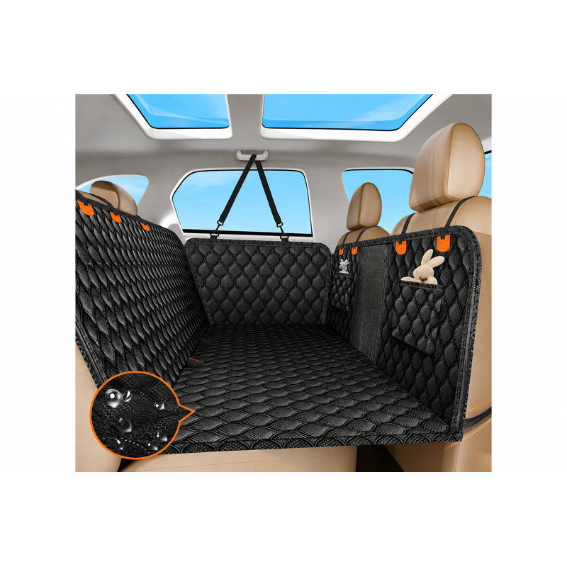 Back Seat Extender for Dogs, Noir