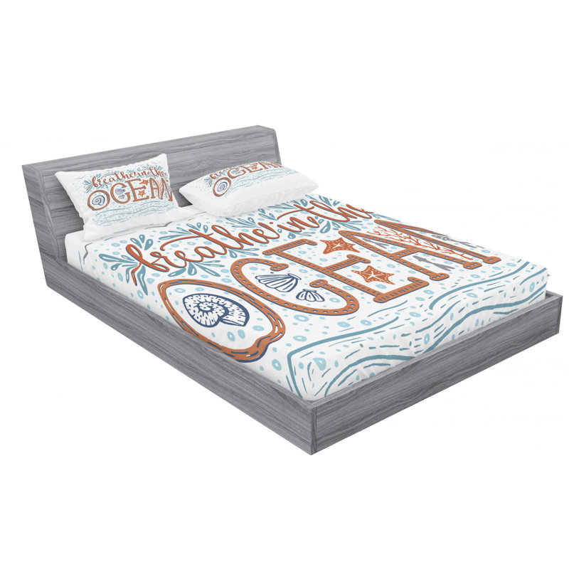 Microfiber Sheet Set, Full Sheet Set with Fitted Sheet