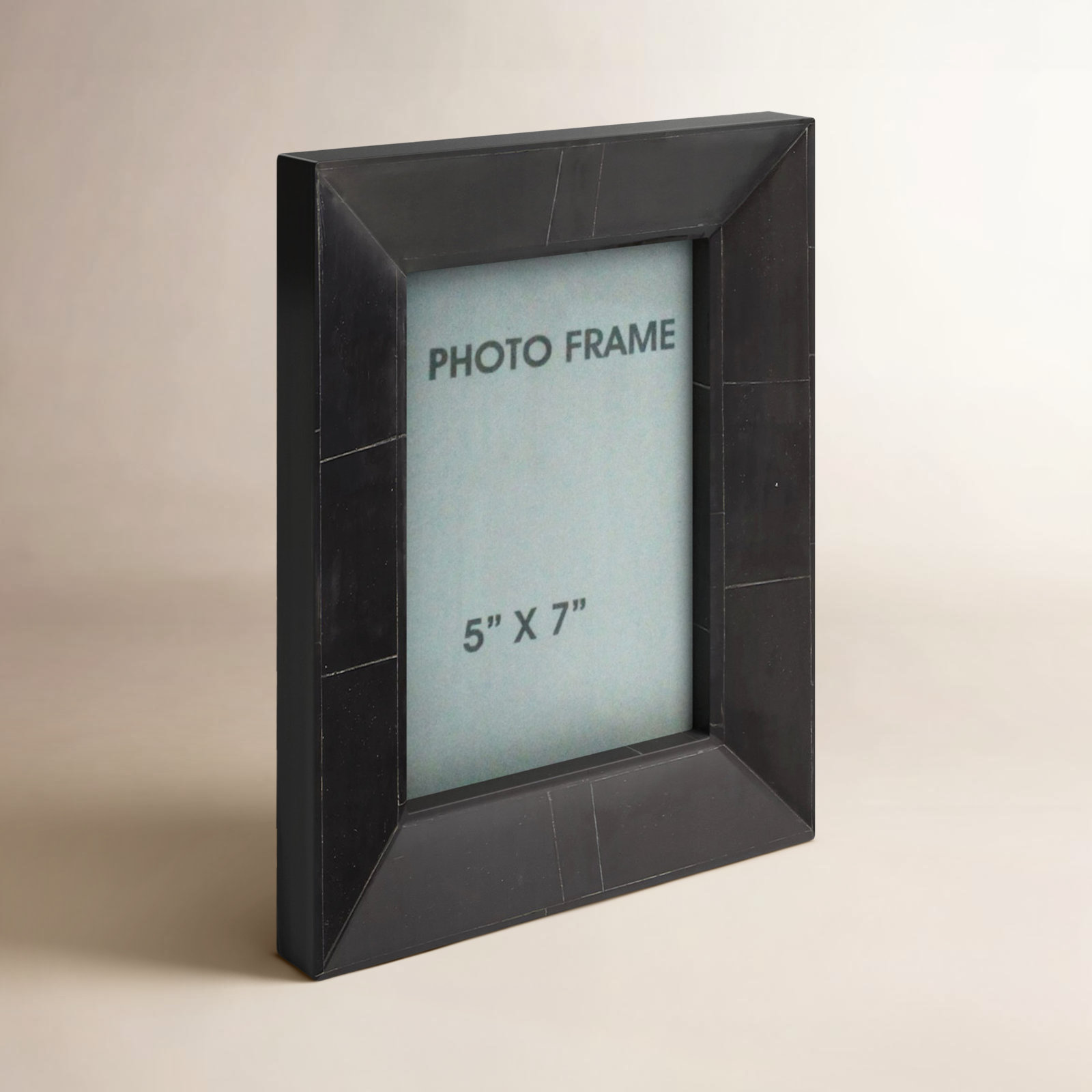 Ayrton Black Matte Picture Frame, 5" x 7"