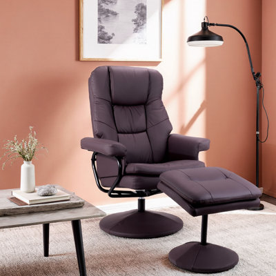 Ultimate Swivel Recliner Chair with Ottoman: Ergonomic Comfort, 360° Spin, and Space-Saving Design for Home Relaxation