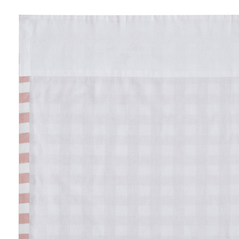 Annie Buffalo Check 100% Cotton Curtain, 40" W x 84" L, Green