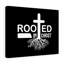 Rooted In Christ Tree Roots - Wrapped Canvas Print-1332829990