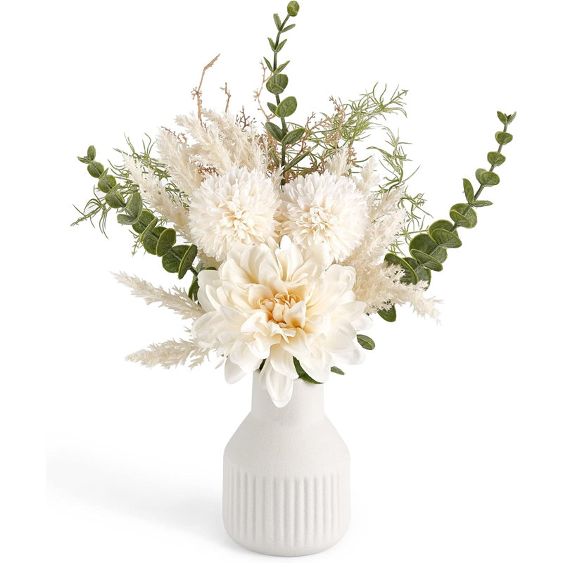 Arrangement in Vase, White