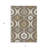 3' X 5' Brown Beige And Taupe Medallion Washable Indoor Outdoor Area Rug
