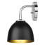 Applique murale 1 lumière Zoey en chrome-106900573