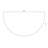 Half Circle Black Border 18 x 30 Monogram Doormat -2132124885