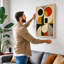 Harmony Geometric - Wrapped Canvas-131763359-131763368