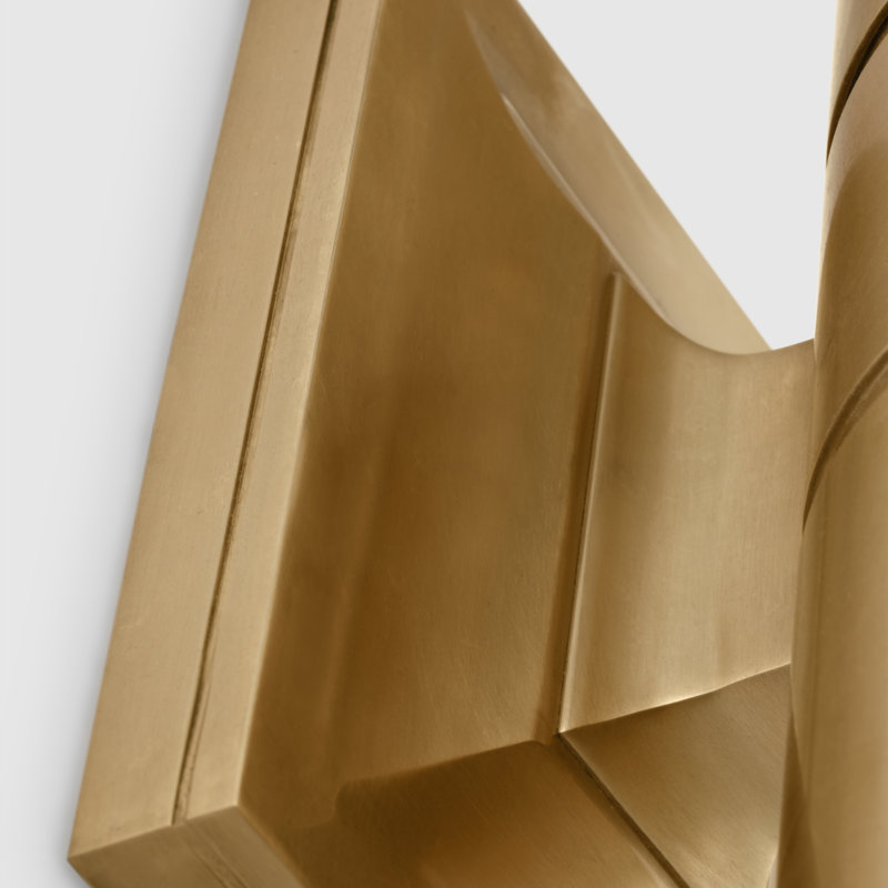 Provo - Light LED Outdoor Armed Sconce, Polished Nickel, 14" H x 4.5" W x 5.75" D, Polished Nickel