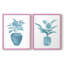 Impression encadrée V-Premium Watercolor House Plant - prête à être accrochée - aucun clou requis - aucun clou requis-755510136-755510115
