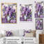 Fleurs de lilas mauves parfumées sur toile-236181131-236181130