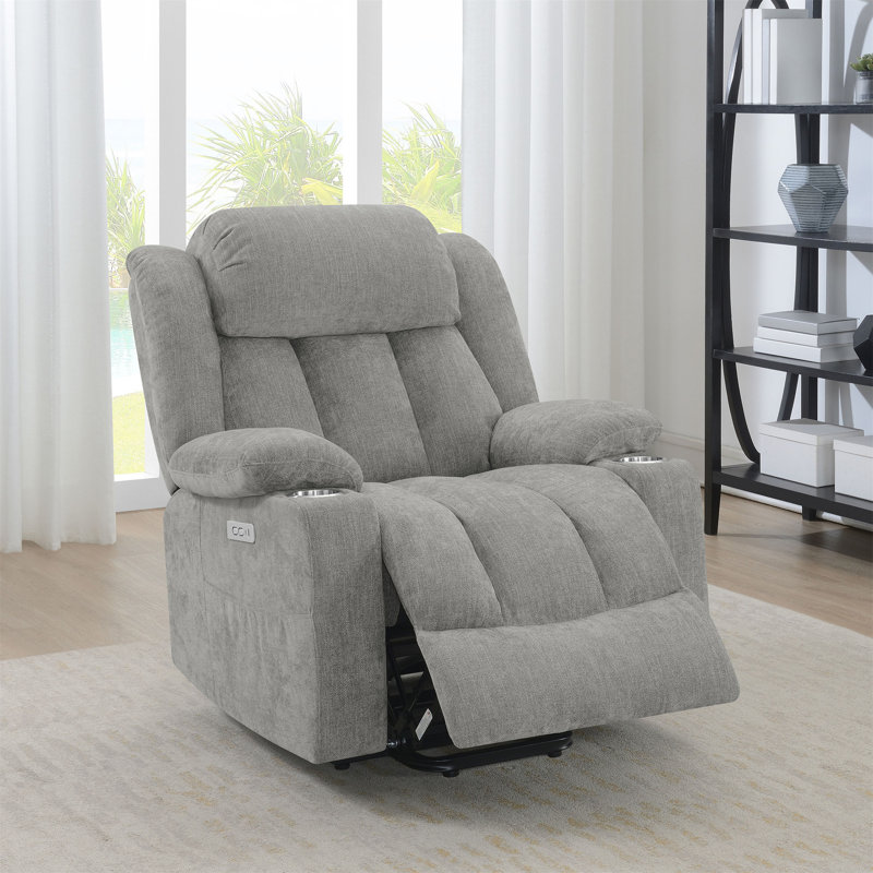 Fauteuil inclinable électrique relevable Beca Grey, Gris
