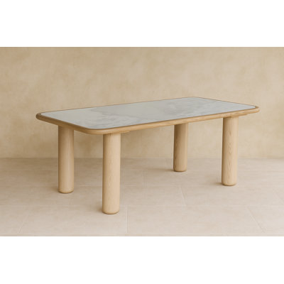 Kulindros Marble Top Dining Table