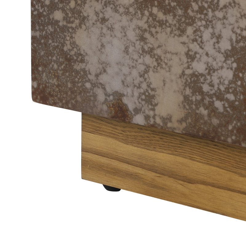 Table basse Bexford Modern Rustic, 15.18" H x 43.31" W x 21.65" D