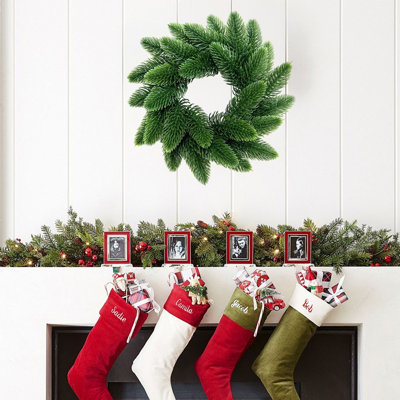 Plastic 19.99cm Wreath