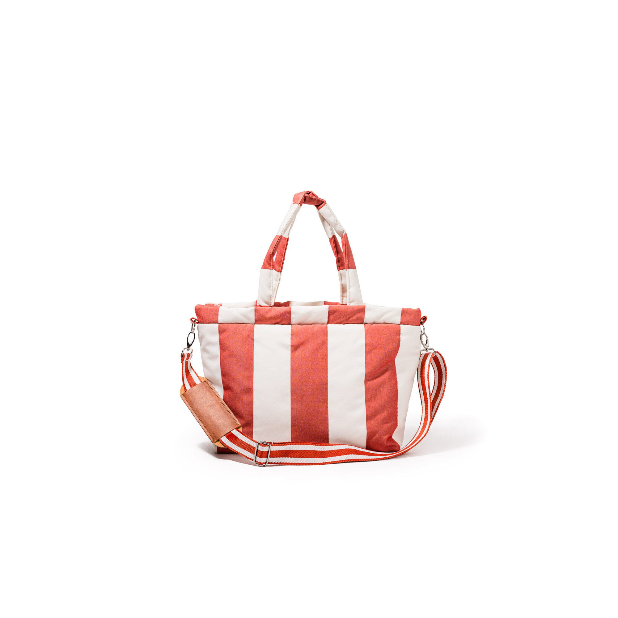 Cloud Cooler Tote Bag, Red/White