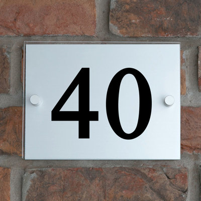 Champy 15cm H Plastic House Number