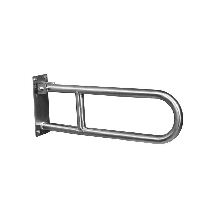 Barre d'appui pliante en U en acier inoxydable 23,63 po