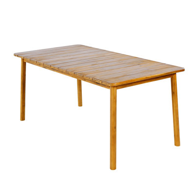 Outdoor Wood Dining Table