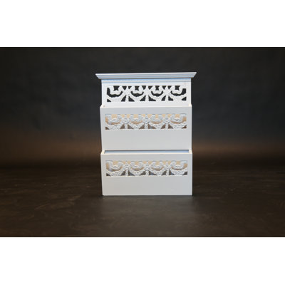 Como Wood Free Standing Magazine Rack